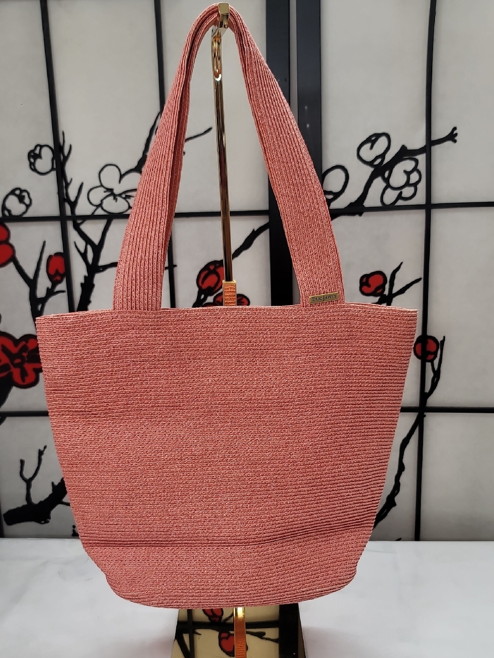 Eric Javits Straw Tote Bag - Pink